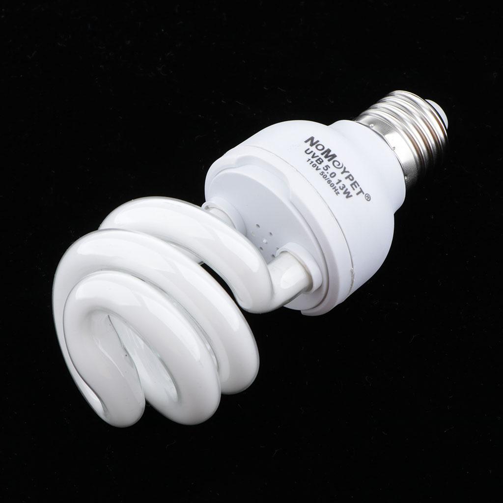 UVB Reptile Light Bulb Terrarium Amphibian Basking Lamp For Reptile