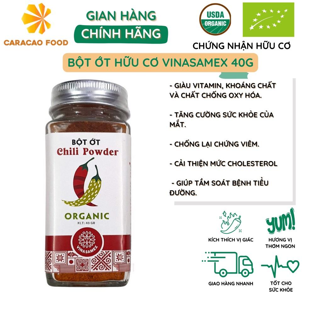 Bột ớt hữu cơ Vinasamex 40g