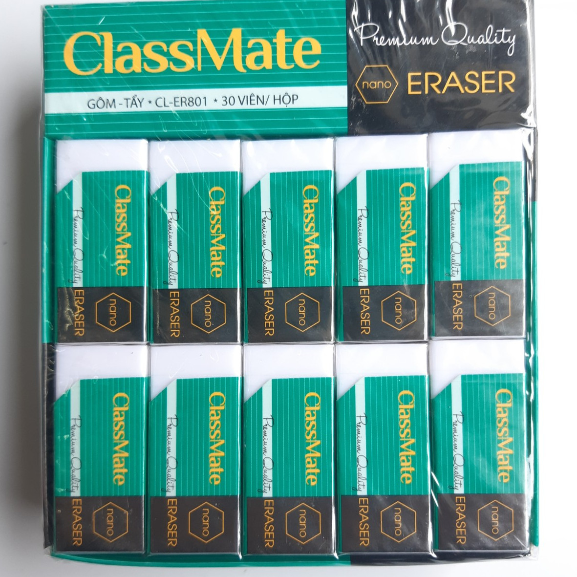 Combo 10 viên Tẩy Classmate