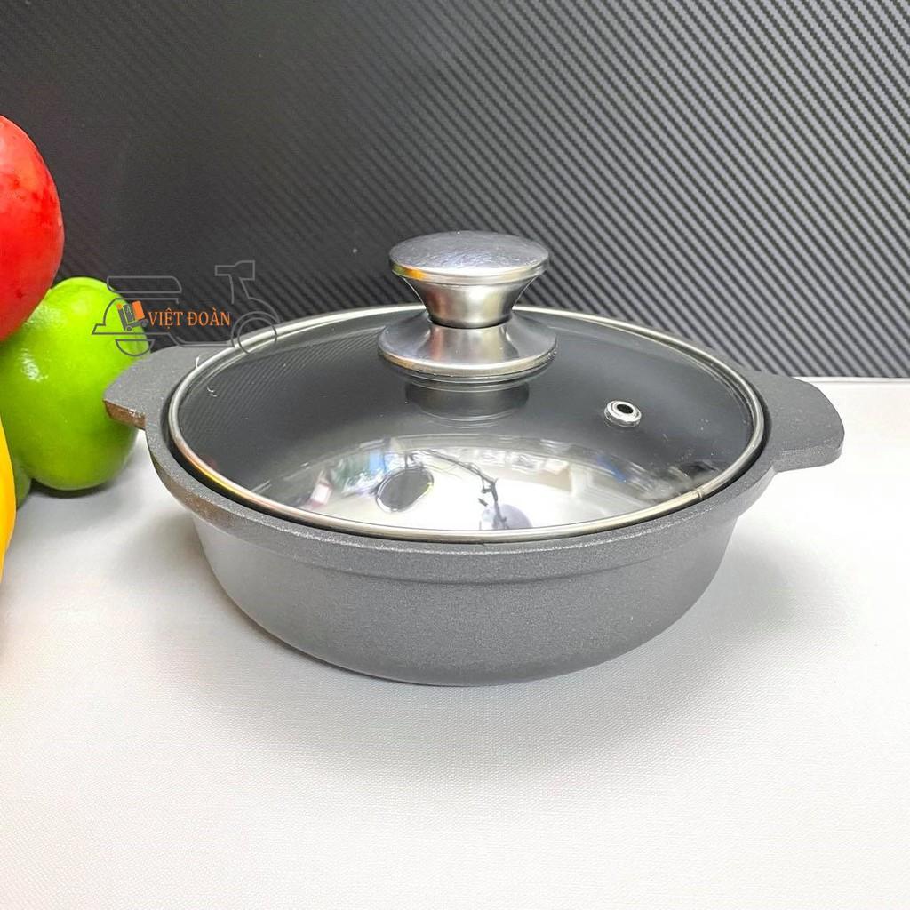 Nồi Kho thịt cá / Cơm niêu chống dính HỢP KIM NHÔM nắp kiến CAO CẤP. Phục vụ các món tại bàn kho quẹt, cơm chiên, mì cay