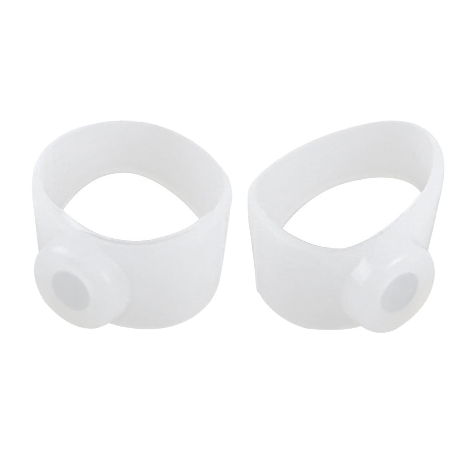 6x1 Pair Silicone  Toe Rings Soft Reduce Body  High Elastic