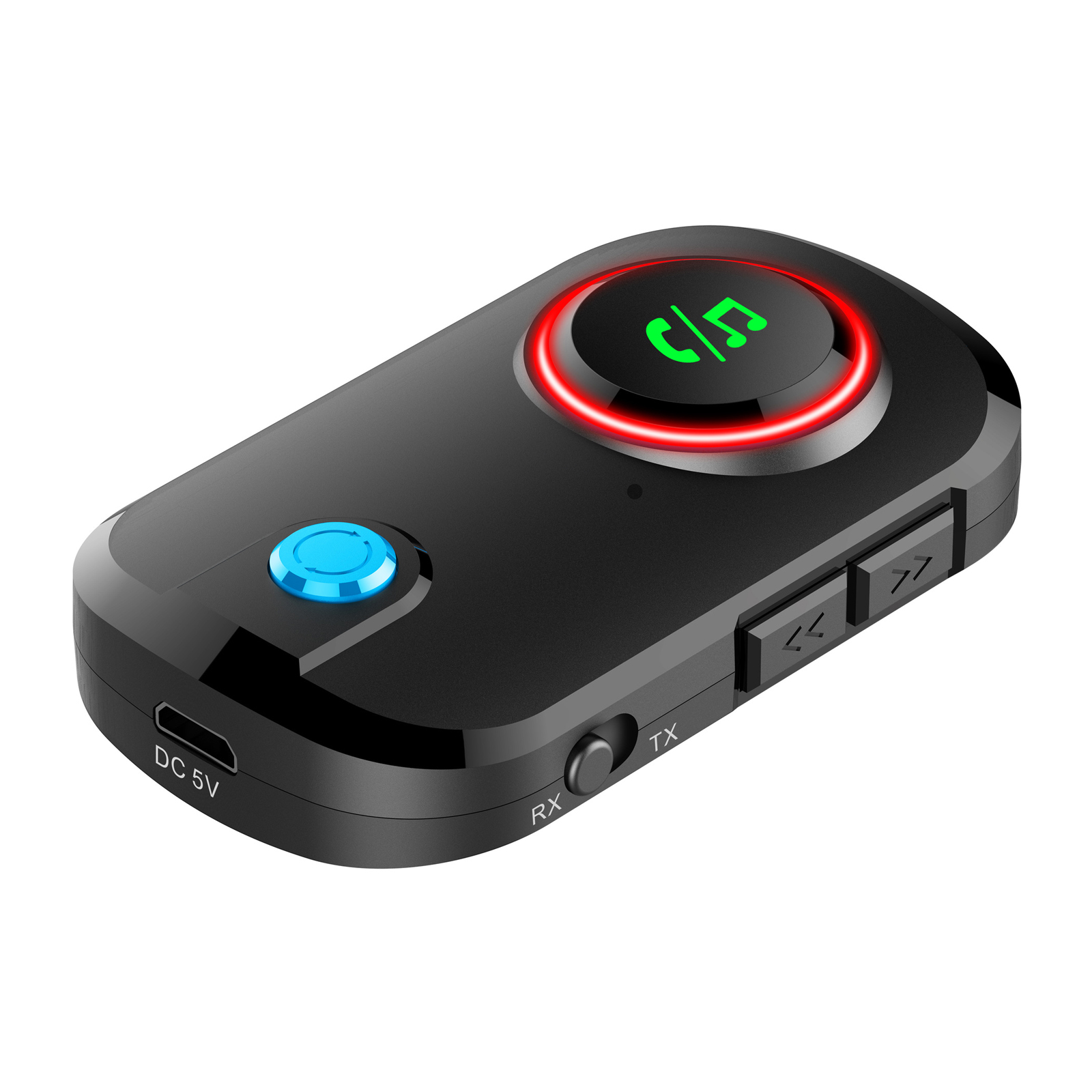 Bộ Chuyển Đổi Âm Thanh Bluetooth Không Dây AUX 3.5mm Với Micrô Cho Tai Nghe Loa Xe Hơi