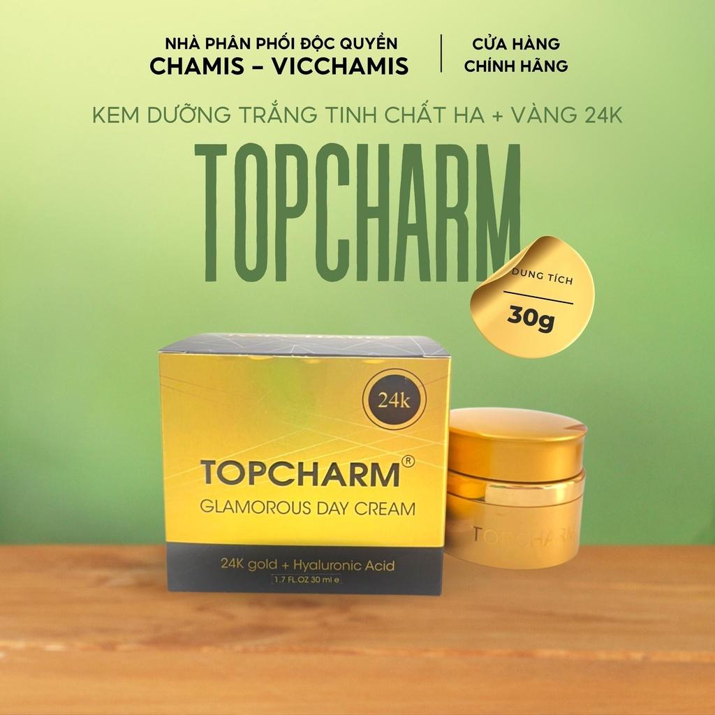 Kem dưỡng giảm thâm nám tàn nhang, nâng tone da mịn màng trắng hồng TOPCHARM 30g