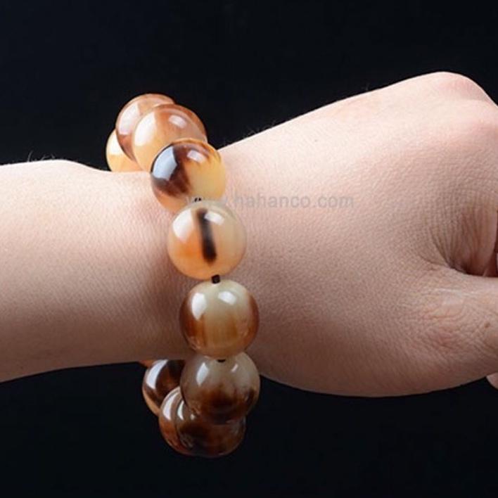 Vòng Tay sừng may mắn Sức Khỏe Bình An - Tài Lộc