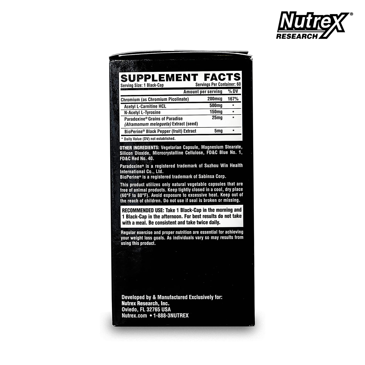 Lipo 6 Black Stim Free Uc Nutrex - 60 Viên