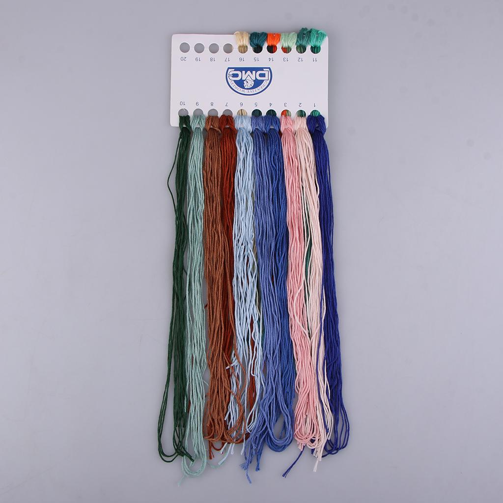 Pattern Handmade Embroidery Sampler Kit for Beginners Craft 11cm