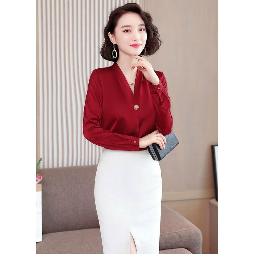 Áo sơ mi công sở thời trang , thời trang công sở sang trọng lịch sự