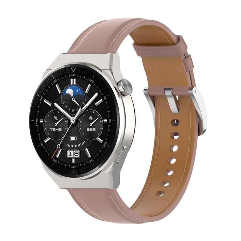 Dây đeo đồng hồ bằng da Dây đeo tay mềm không thấm nước Tương thích cho Đồng hồ thông minh Huawei Watch Gt3 Pro 46mm / 43mm
