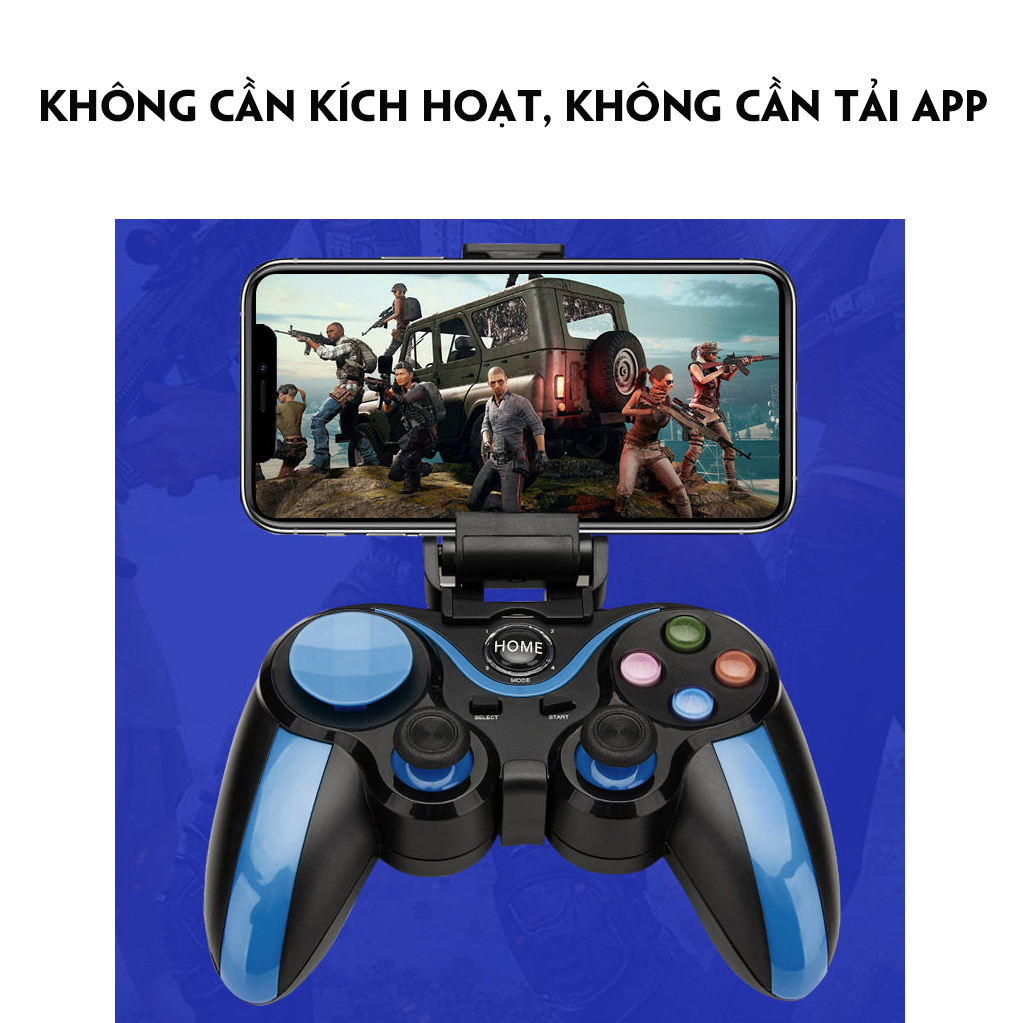 Tay Cầm Chơi Game ,Tay Cầm Chơi Game Bluetooth VINETTEAM S9 ,Tay Cầm Chơi Game PUBG ,RULES OF SURVIVAL...Kết Nối Chơi Game Không Cần APP Cho ANDROID, IOS Có Đế Giữ -4080 -Hàng Nhập Khẩu