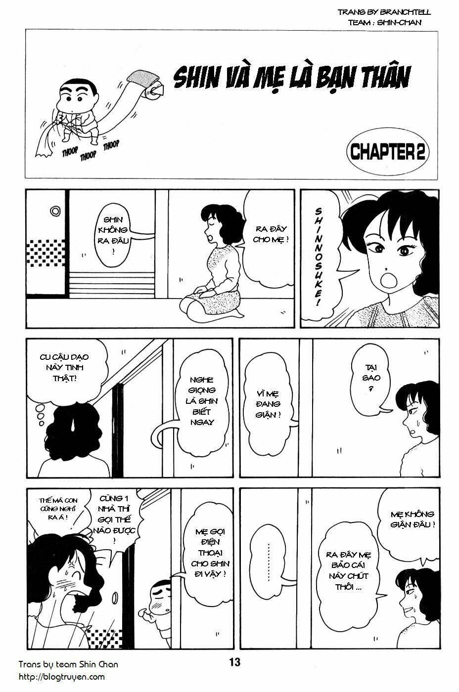 crayon shin-chan cậu bé bút chì chapter 2 14