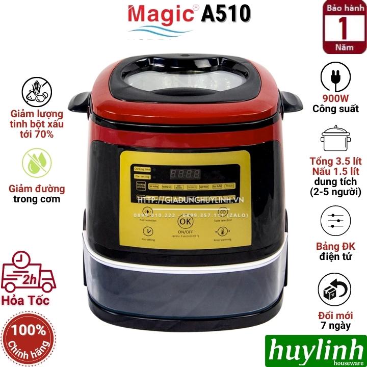 Nồi cơm điện tử tách giảm đường Magic Korea A510 - 3.5 lít - Hàng chính hãng