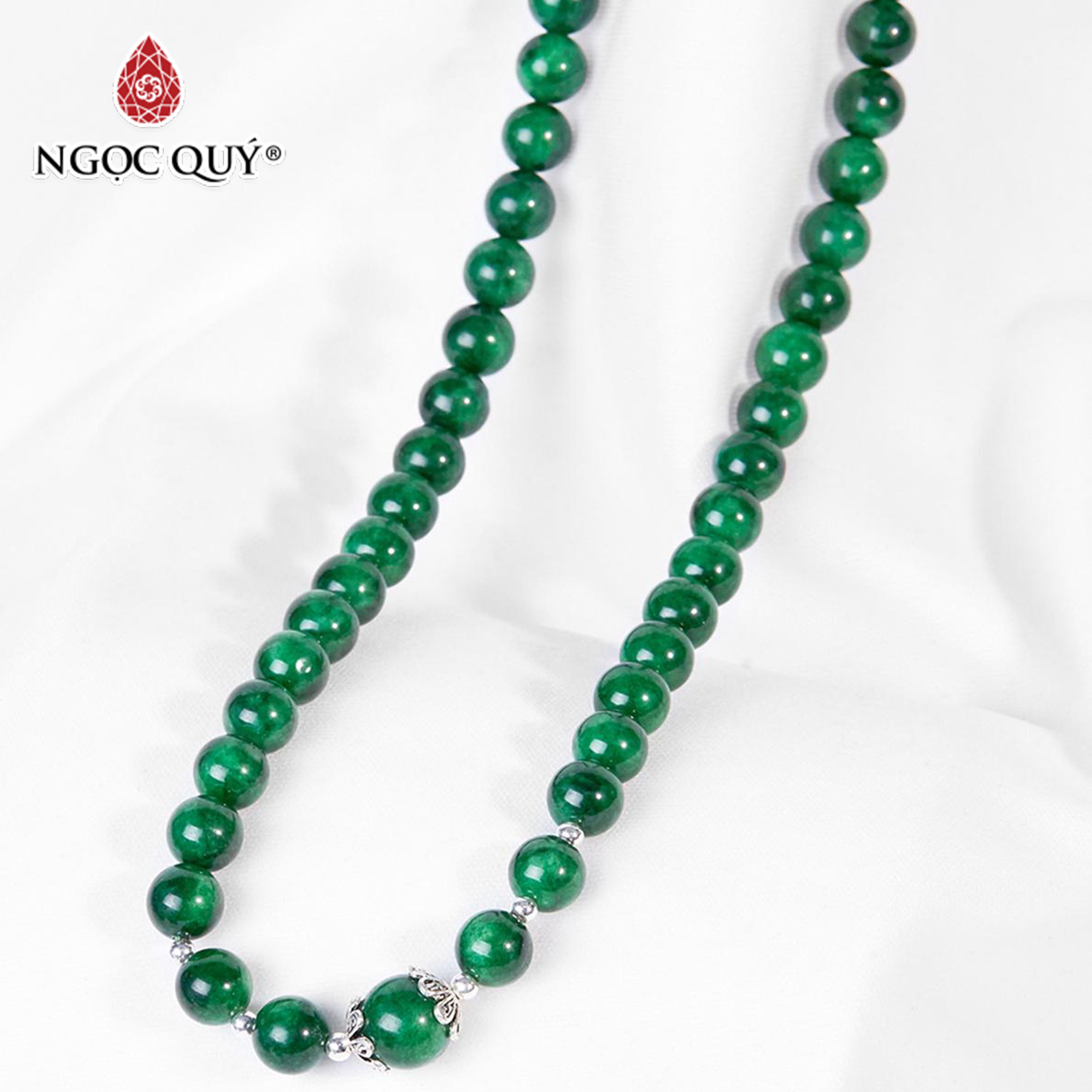 Chuỗi cổ đá thiên nhiên size hạt 8mm - Ngọc Quý Gemstones