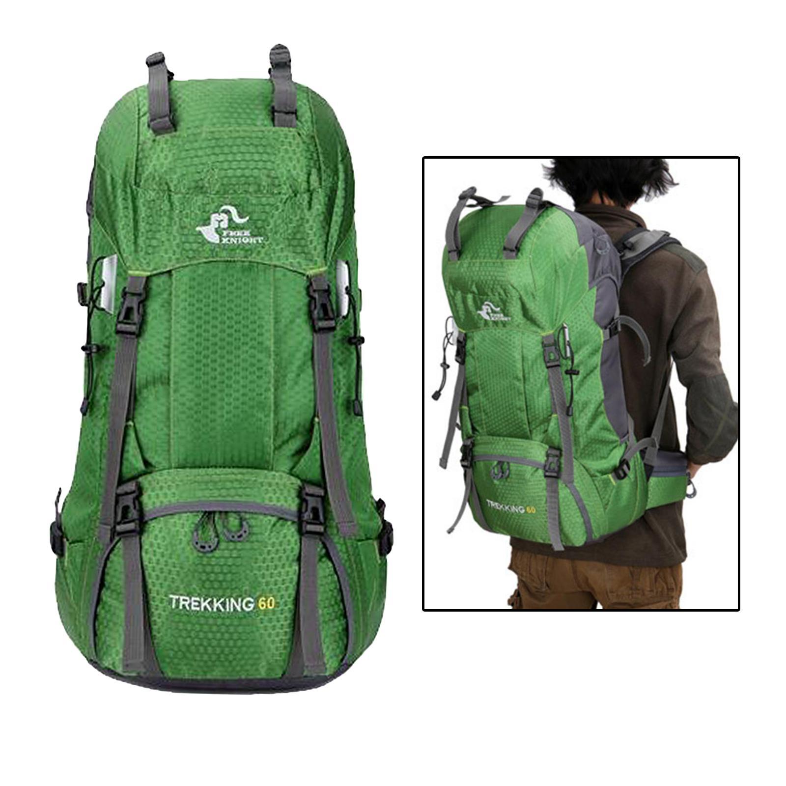 Waterproof 60L Backpack Rucksack Hiking Camping Trekking