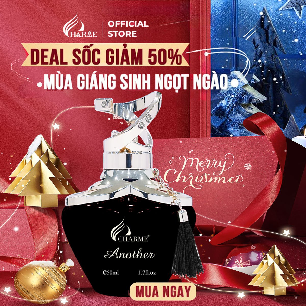 Nước hoa nữ thơm lâu, Charme Another sang trọng, quyến rũ, cho chàng thêm say mê, không thể chối từ, 50ml