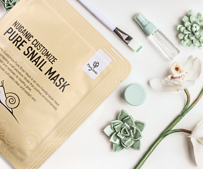 Mặt nạ dưỡng da Nuganic Customize Pure Snail Mask