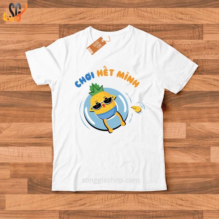 Áo Thun Chơi Hết Mình - Thun Cotton - Đủ size Nam Nữ SGS109
