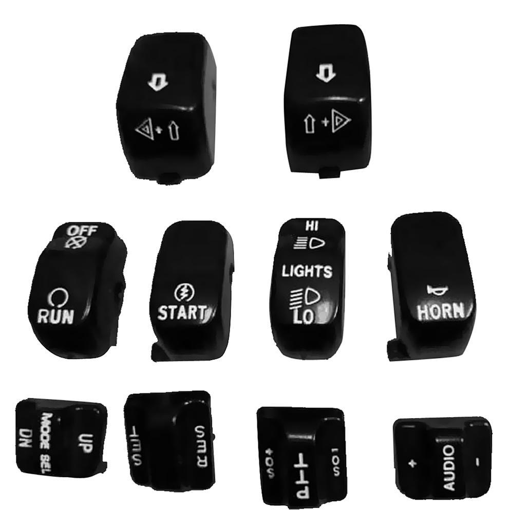10x Hand Control Switch Housing   Buttons For  FLHT FLHTC FLHX FLTRX