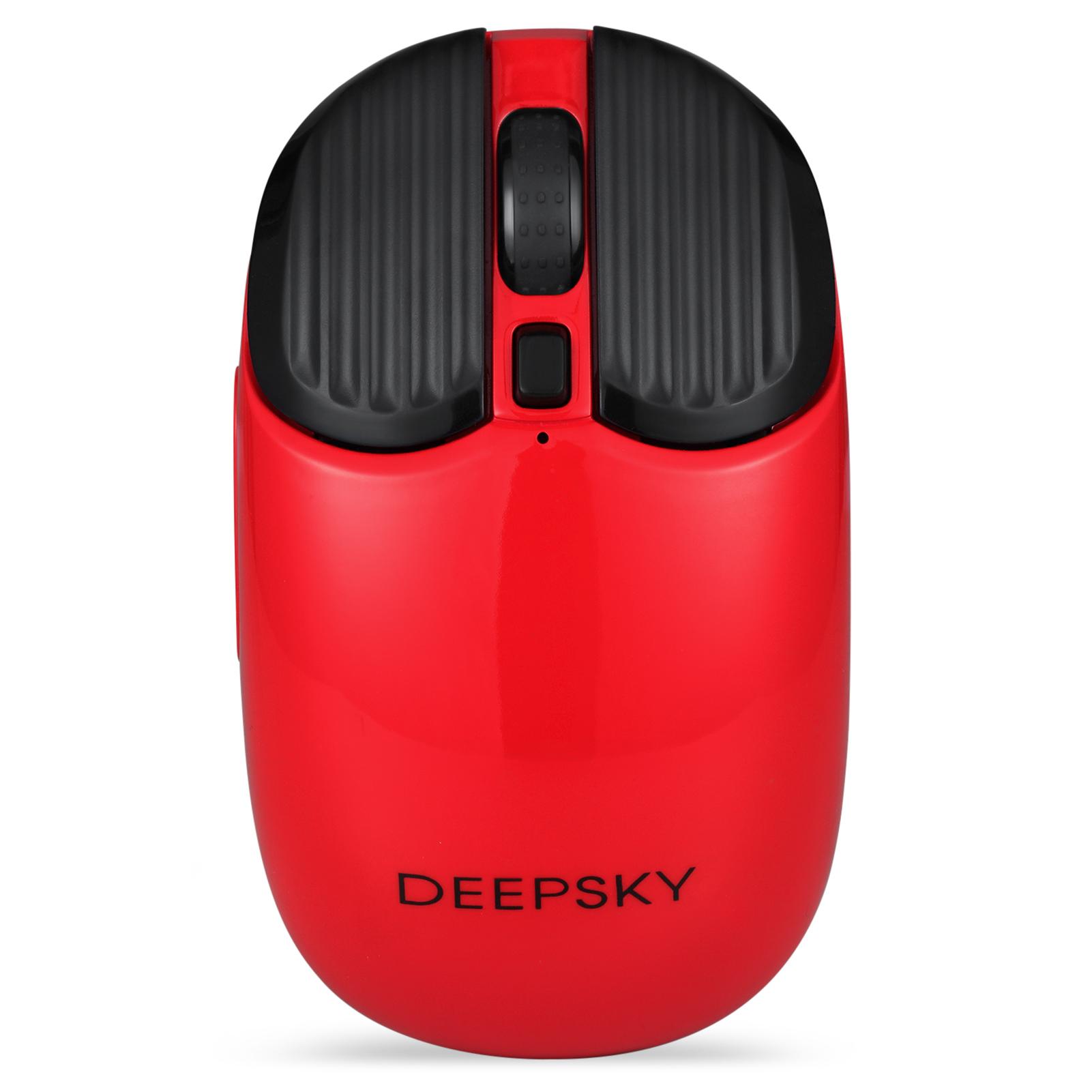 DEEPSKY BG90 Chuột sạc không dây hai chế độ BT5.0 + 2.4G với 6 DPI có thể chơi game trong văn phòng - màu vàng