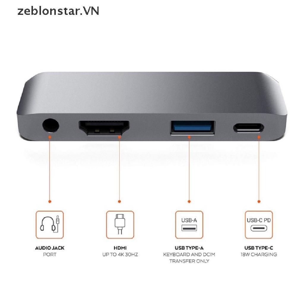 Bộ ChuyểN HUB HDMI PD / PD / HUB / Usb Type C Sang 3.5mm 4K Cho iPad
