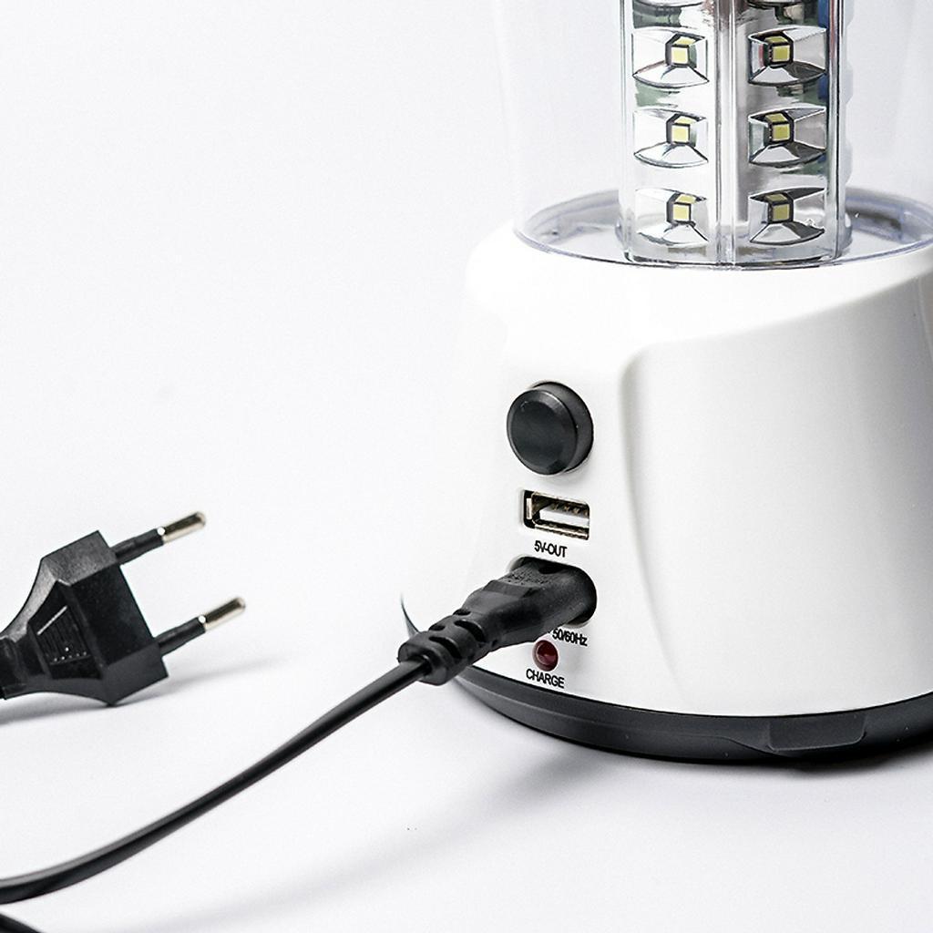 Đèn sạc - Đèn tích điện thông minh KN1960L công nghệ LED tiết kiệm năng lượng, dùng khi mất điện, khi đi cắm trại. - Hàng nhập khẩu