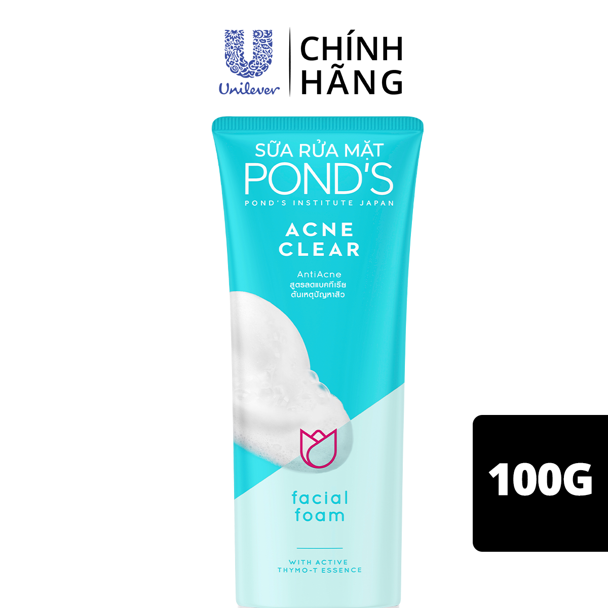 Sữa Rửa Mặt Ngừa Mụn Pond's Acne Clear (100g)