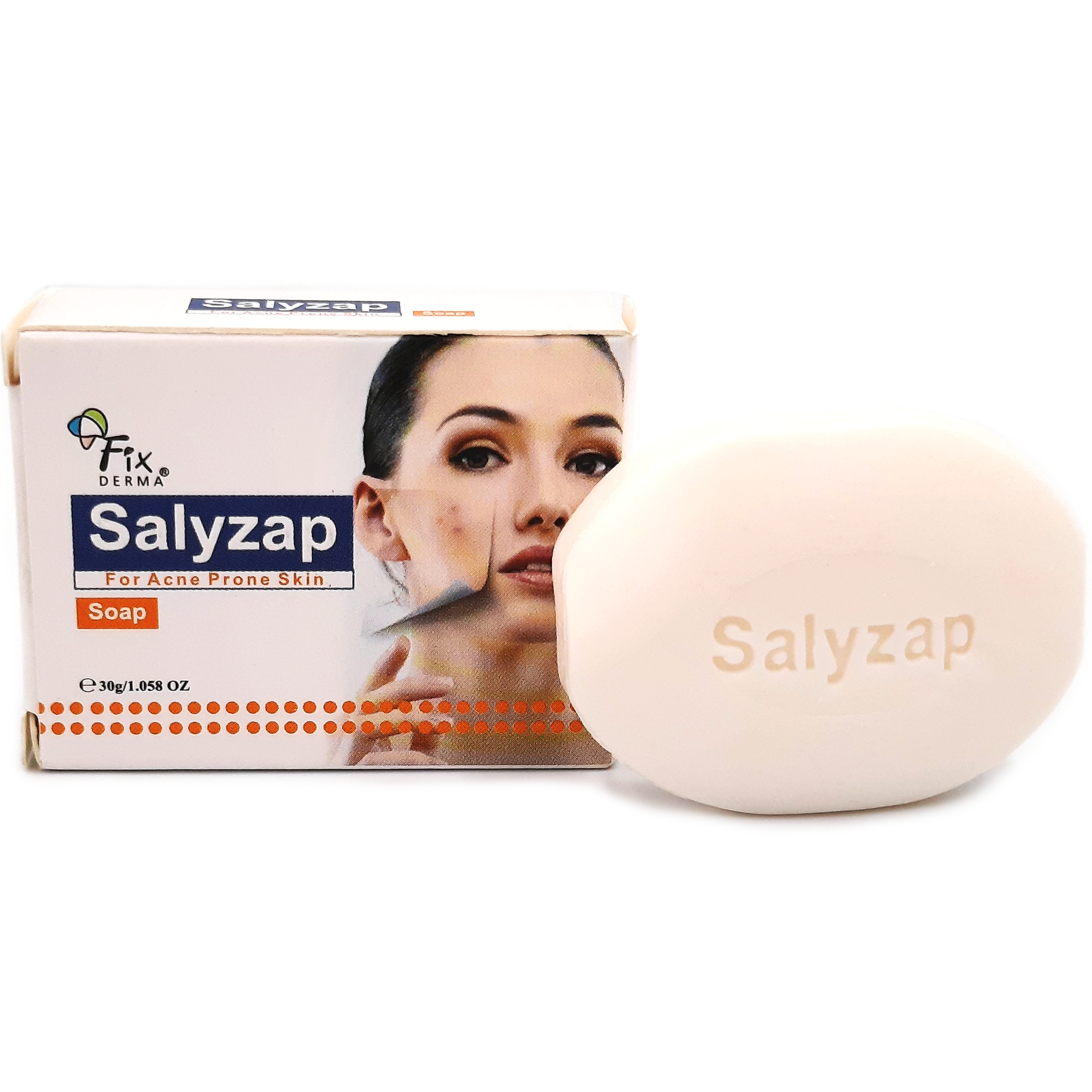 Fixderma Xà Phòng Giảm Mụn Mờ Thâm Nám Salyzap Soap 30g