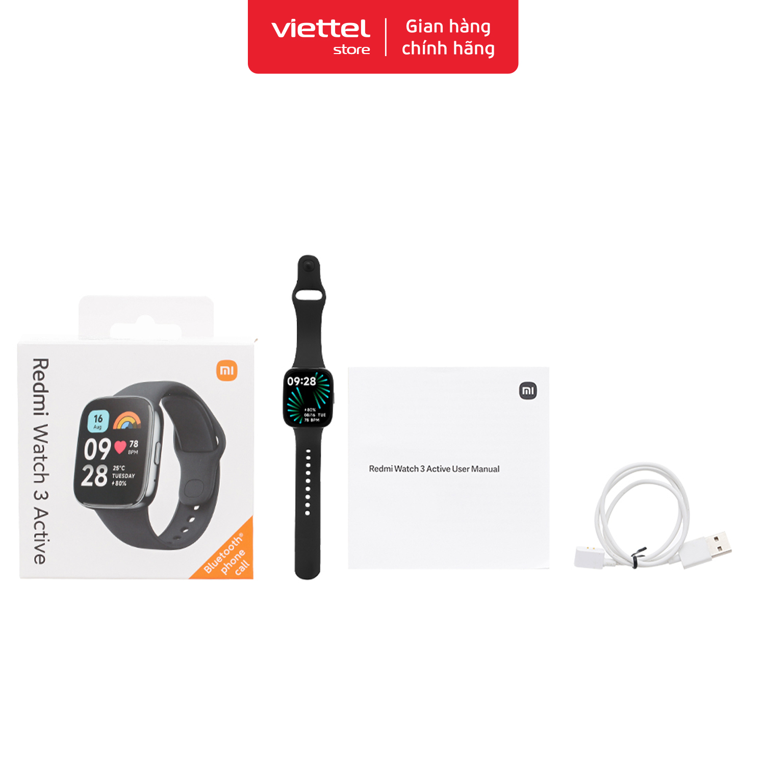 Đồng hồ thông minh Xiaomi Redmi Watch 3 Active - Hàng chính hãng