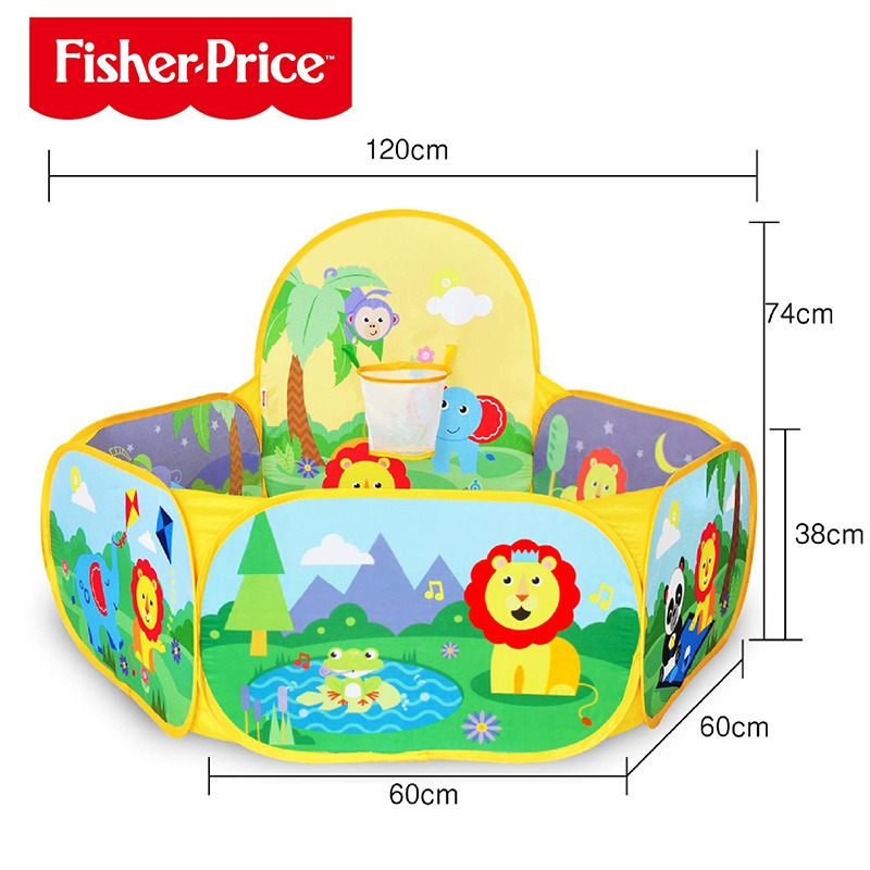 Quây bóng cao cấp FISHER PRICE cho trẻ vui chơi trong nhà, dễ dàng gấp gọn