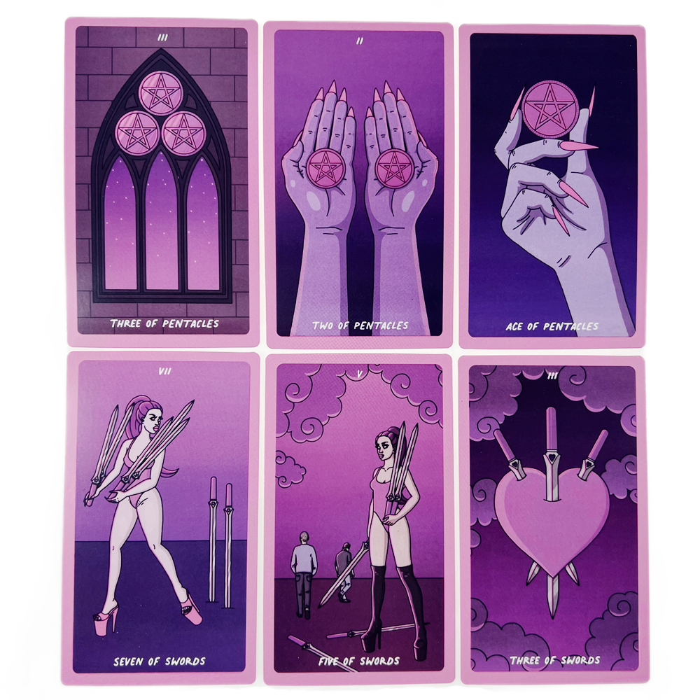 [Size Gốc] Bộ Bài Exotic Cancer Tarot 78 Lá Bài 7x12 Cm Đá Thanh Tẩy