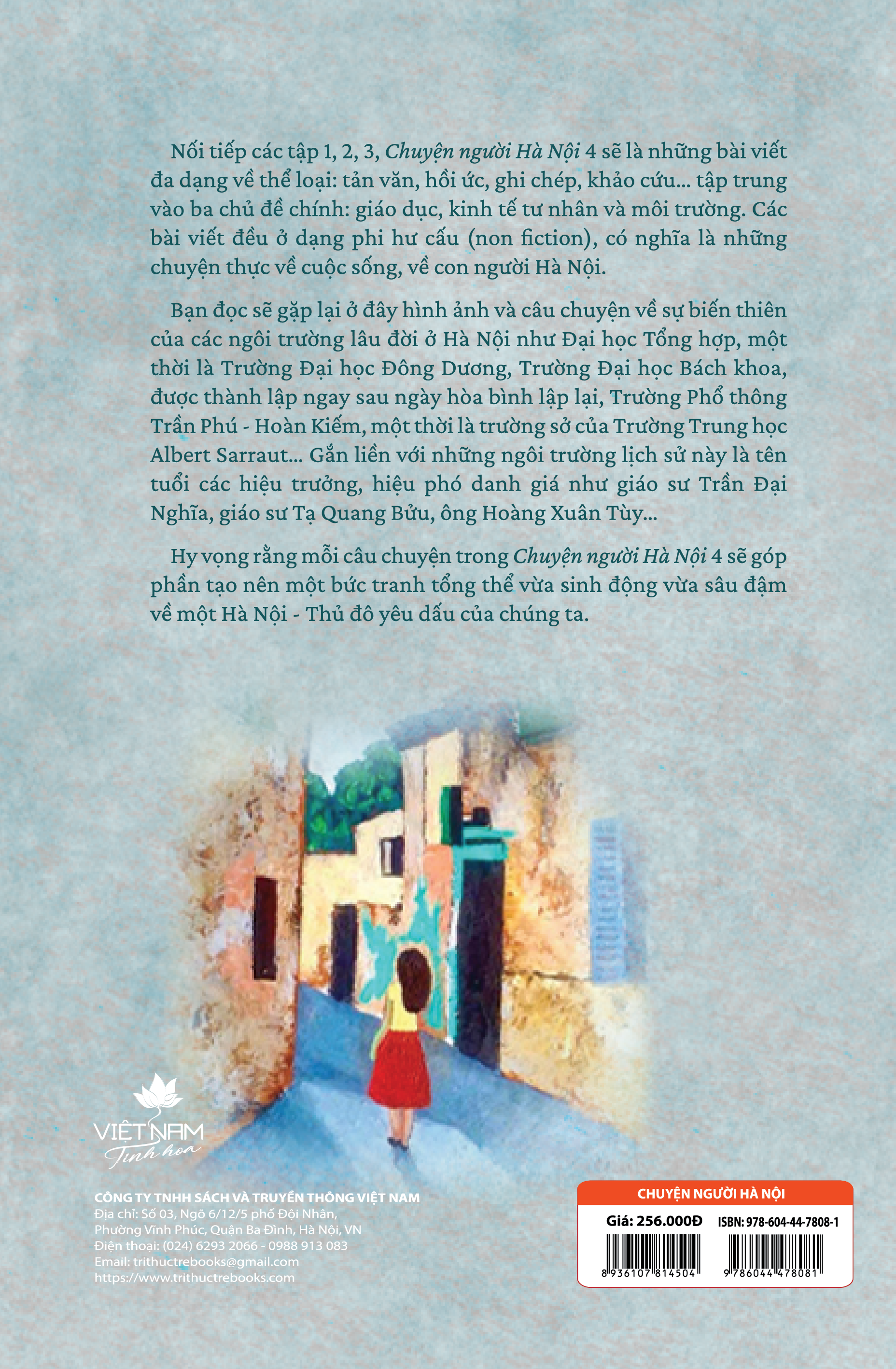 Sách - Chuyện người Hà Nội Tập 4 - Tác giả Nhóm Hà Nội Tri thức - Tritthuctrebooks - Khổ sách 16*24cm