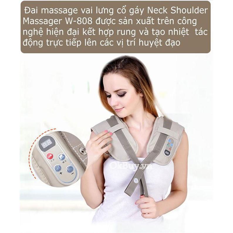 Đai Massage Thư Giãn Vai, Cổ ,Gáy Neck W-808