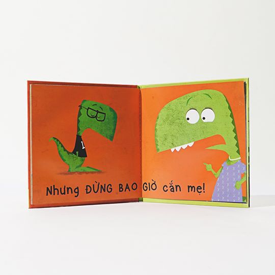 Sách - Khủng Long Nhỏ, Đừng Cắn Nhé - Dành cho bé lên 3 tuổi - Crabit Kidbooks