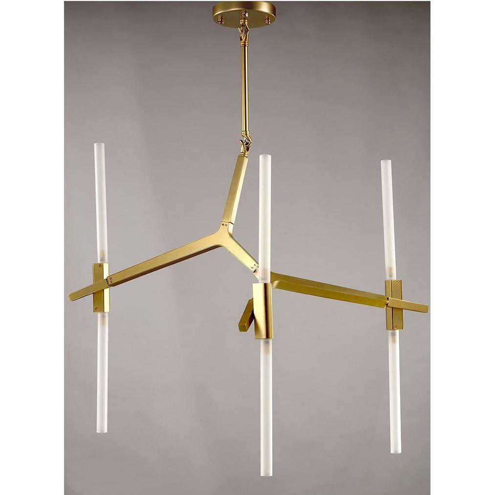 Đèn chùm MINION xương cá 6 tay phong cách hiện đại, độc đáo.