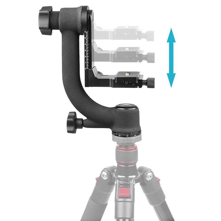 Đầu ball head gimbal tripod head BK-45 ống kính nặng