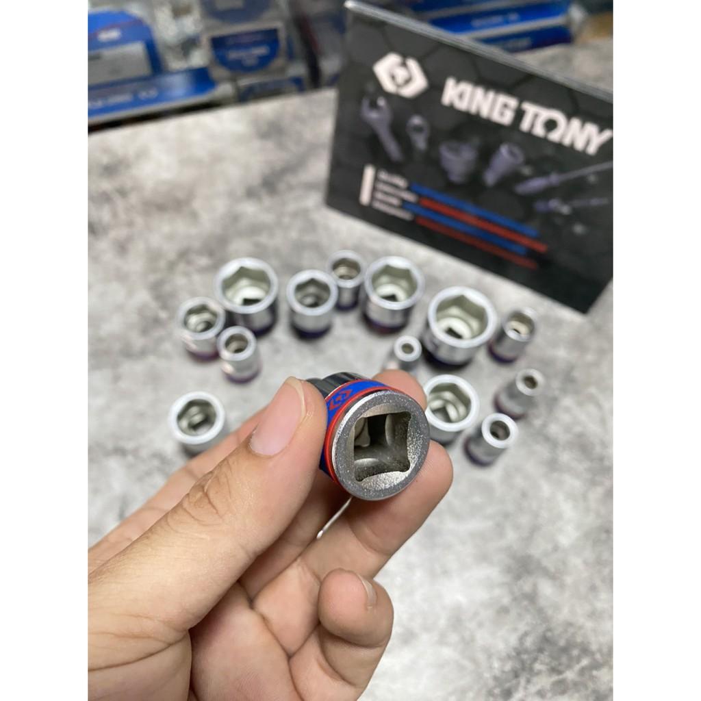 Đầu Khẩu, Tuýp Trắng Ngắn 1/2" Kingtony 4335m Đủ Size 8-32mm