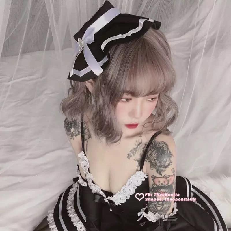 Set LOLITA Cực Xinh Cao Cấp. SHIP HOẢ TỐC TPHCM. Đồ Ngủ Cosplay Sexy. ThaoBonita T012