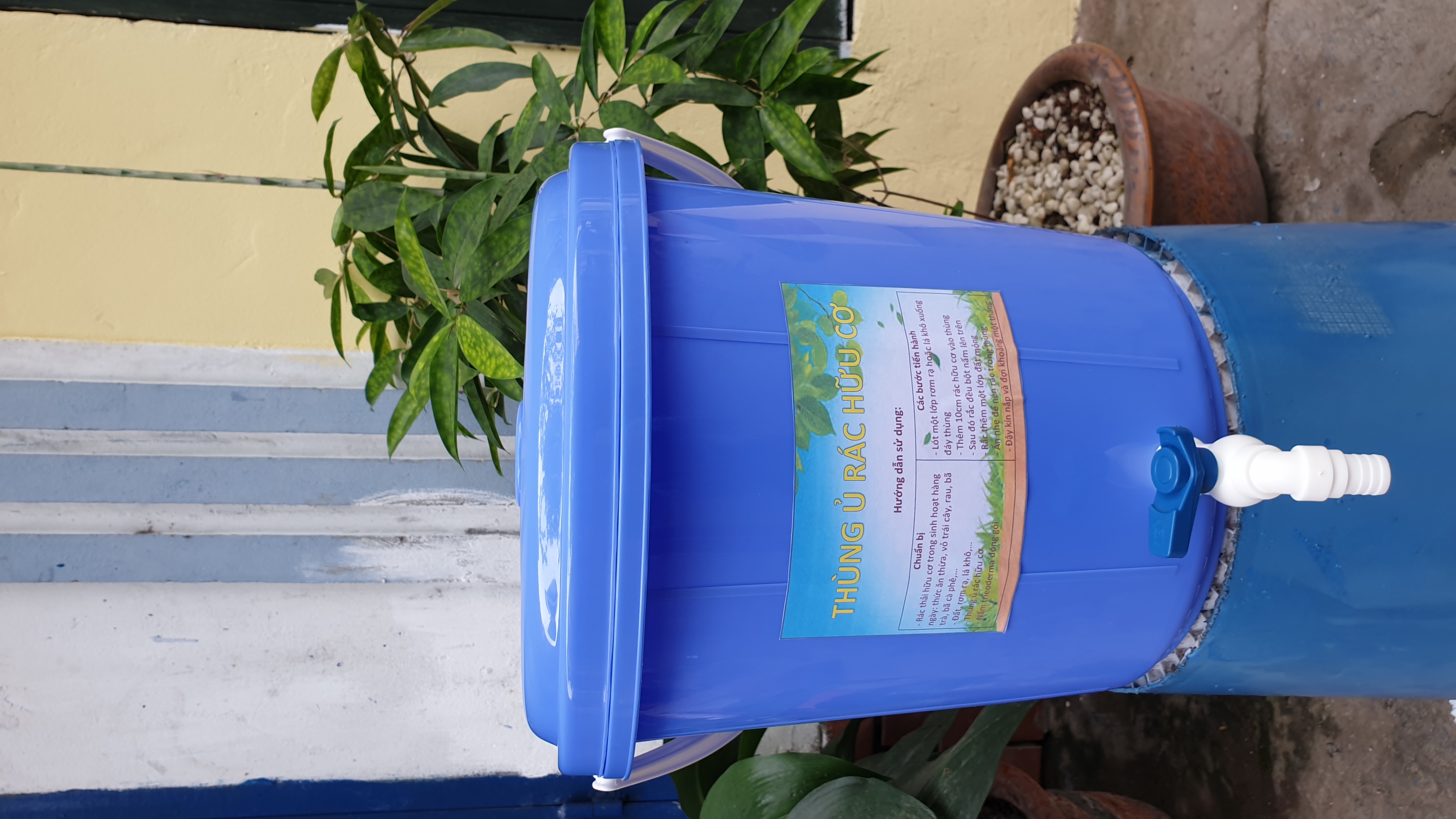 Thùng ủ rác hữu cơ 15 lít