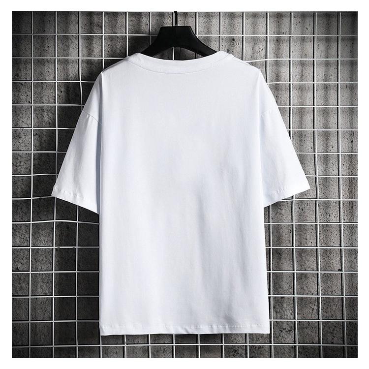 ÁO THUN TAY LỠ UNISEX IN LOGO ĐẶT BIỆT PHONG CÁCH - FREESIZE DƯỚI 75KG