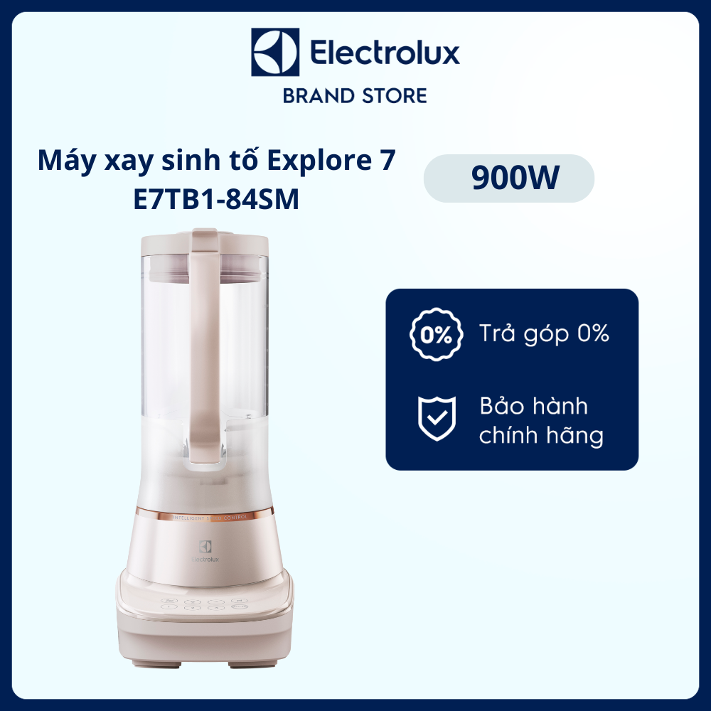 Máy xay sinh tố Electrolux 900W Explore 7 - E7TB1-84SM - Xay đa năng từ mịn tới thô, công nghệ đẳng cấp [ Hàng chính hãng]