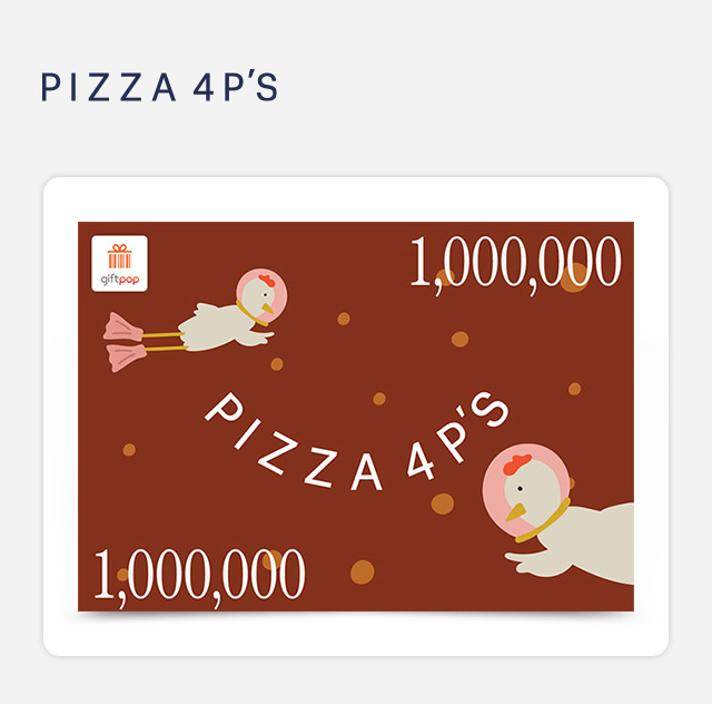 Giftpop - Phiếu Quà Tặng Pizza 4P's 1000K