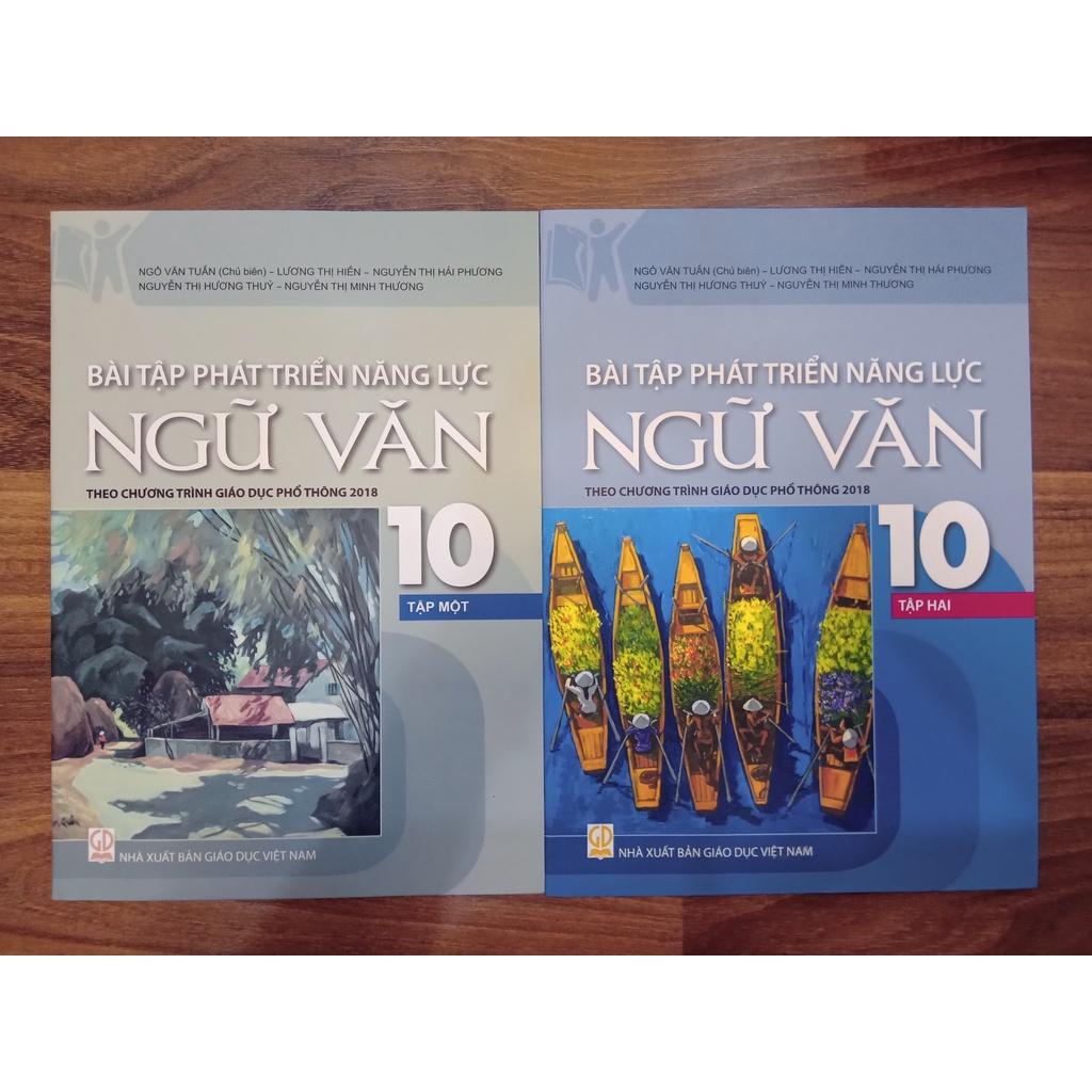 Sách - Combo Bài tập phát triển năng lực Ngữ Văn 10 - ( Tập 1 + Tập 2 )