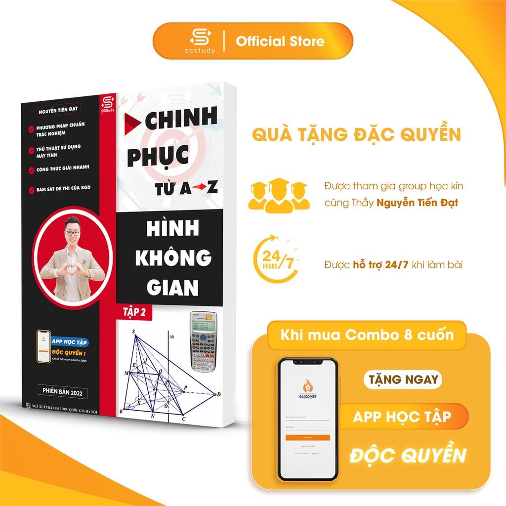 Sách - Chinh phục từ A - Z Hình Không Gian Tập 2 - Ôn Luyện Thi Thpt Đại Học Phần Hình Học Lớp 12 Thầy Nguyễn Tiến Đạt