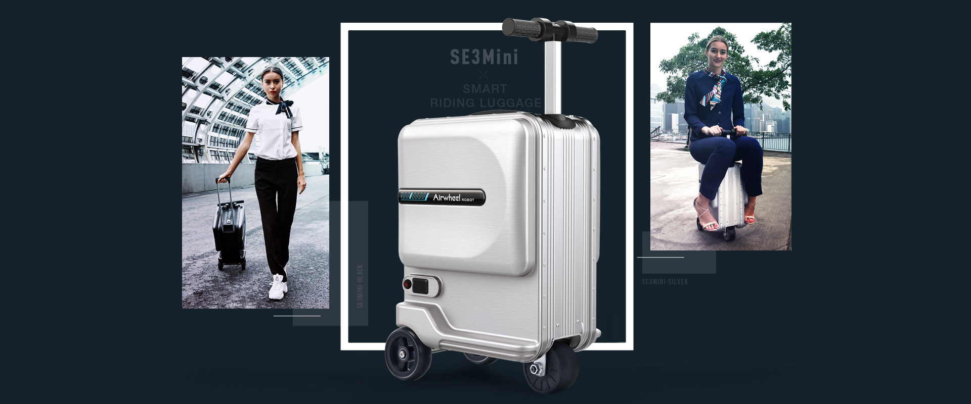 Vali điện Homesheel Airwheel SE3mini chính hãng (bảo hành 2 năm)