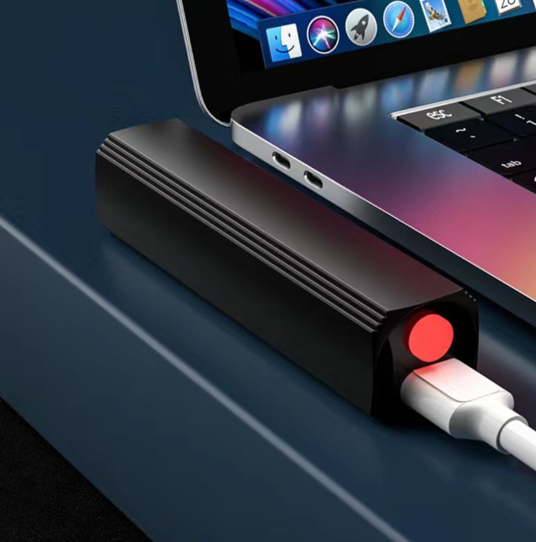 Đèn pin mini nhỏ gọn cầm tay chiếu sáng đến 2 giờ vỏ hợp kim nhôm sạc điện usb Mai Lee