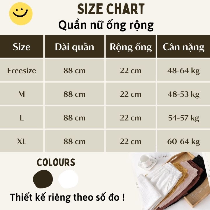 Quần Dài Nữ Suông Thanh Lịch Trẻ Trung ,Có Túi Cạp Chun ,Dài 88cm Chất Đũi Đẹp, Mịn Thoáng Mát (40-65Kg)QA0098