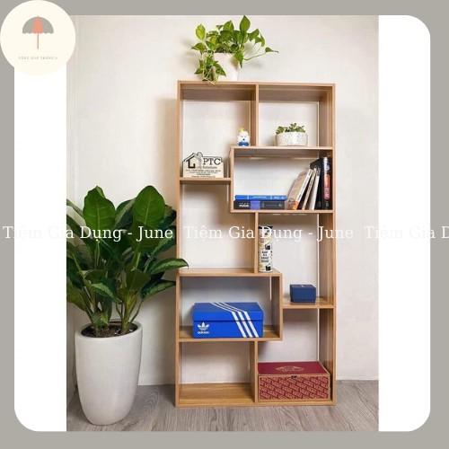 Kệ Sách Gỗ Để Sàn Chữ U Gỗ MDF Cao Cấp - Tủ gỗ Sơn Chống Mọt Bền Đẹp