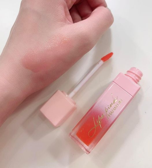 Son môi Hanayuki Lips Pink giúp làm hồng giảm thâm, dưỡng mềm 