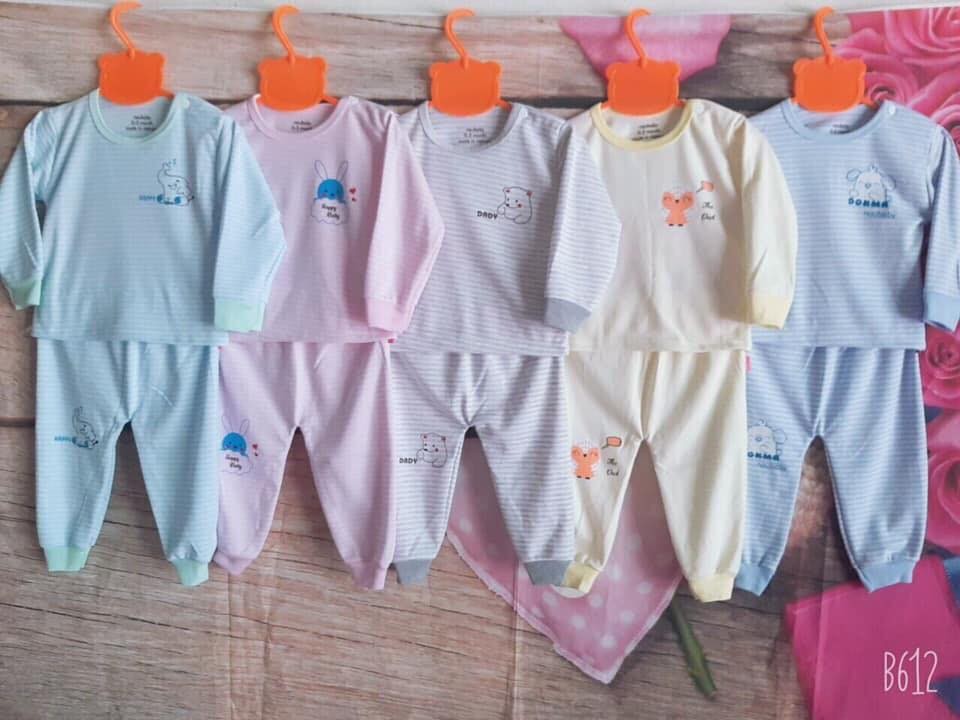 Bộ quần áo thu đông dài tay hàng Việt Nam chất cotton mẫu mới nhất cho bé mặc cực yêu