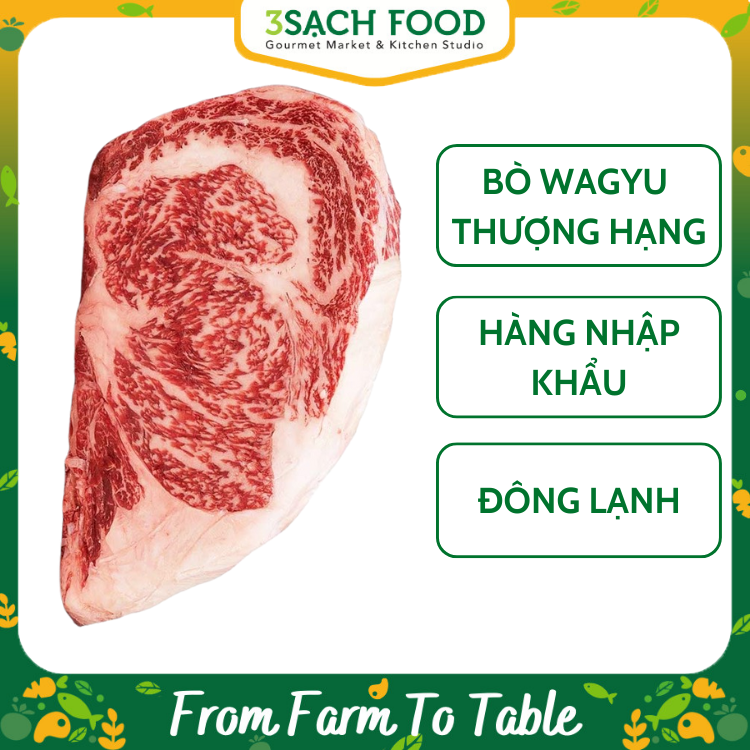 Đầu thăn ngoại bò Wagyu Nhật Bản A4  - 350gr