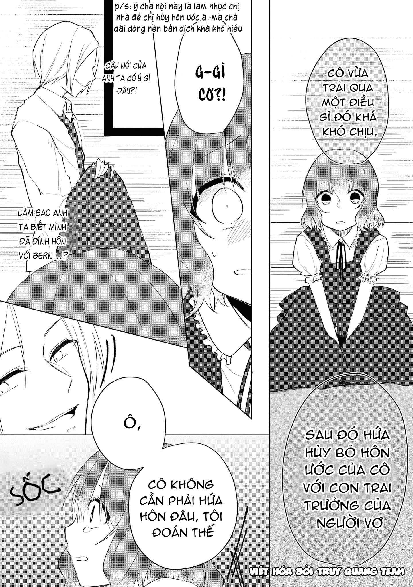 vị hôn phu là kẻ phản diện nên tôi hơi rén chapter 3 14